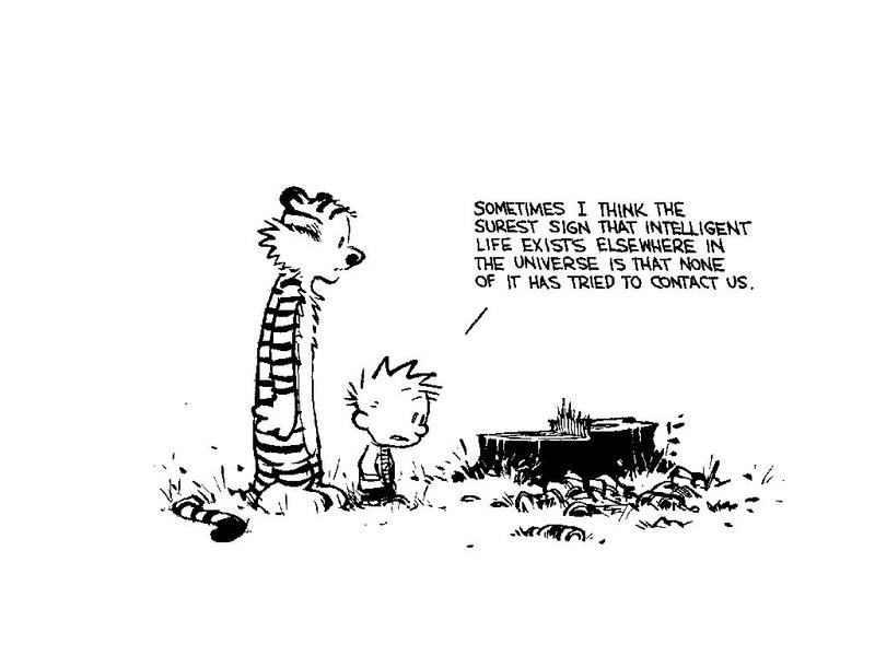 Calvin and Hobbes - Intelligent Life